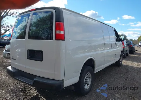 2019 Chevrolet Express 2500 Work Van from USA, damaged, VIN 1GCWGBFP0K1147633